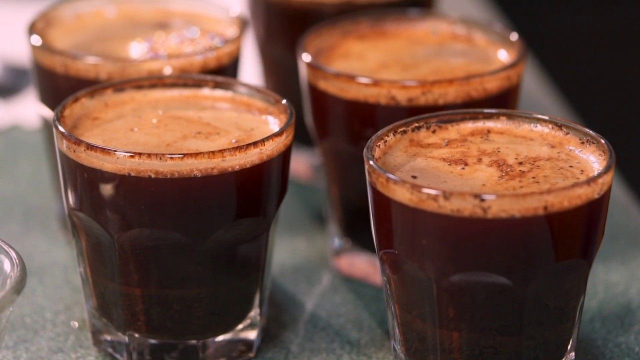 Frame from the Lion Coffee film, bean to cup